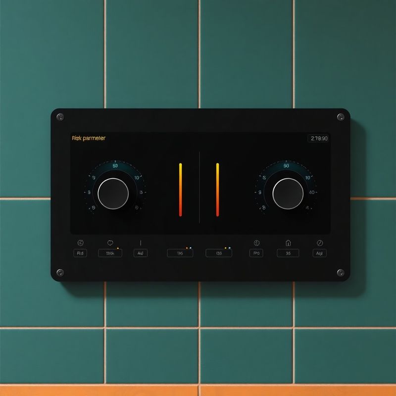 Panel de configuración de controles de riesgo